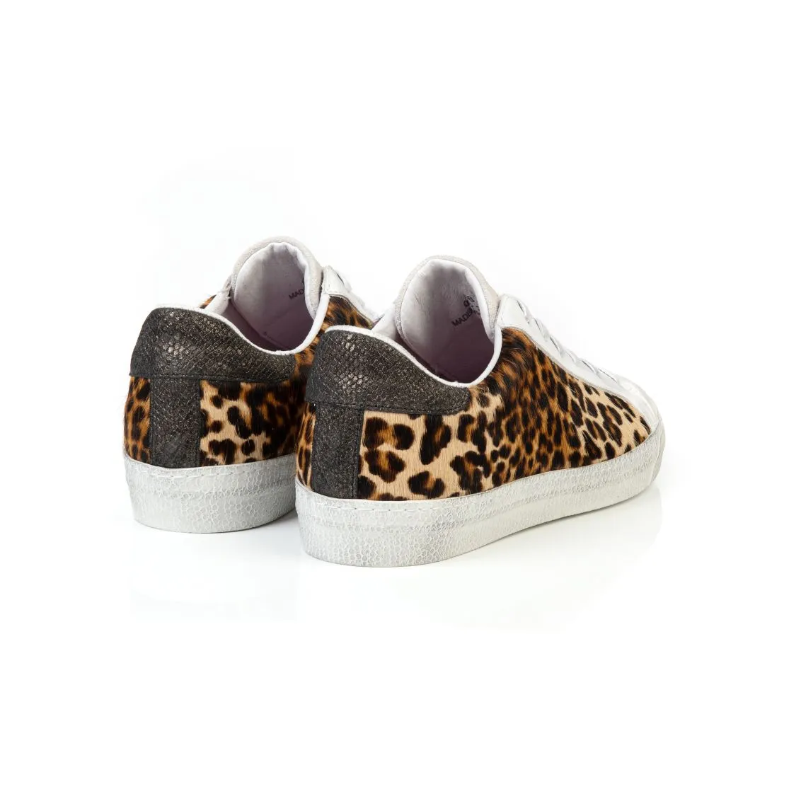 Cru: Leopard Print Trainers