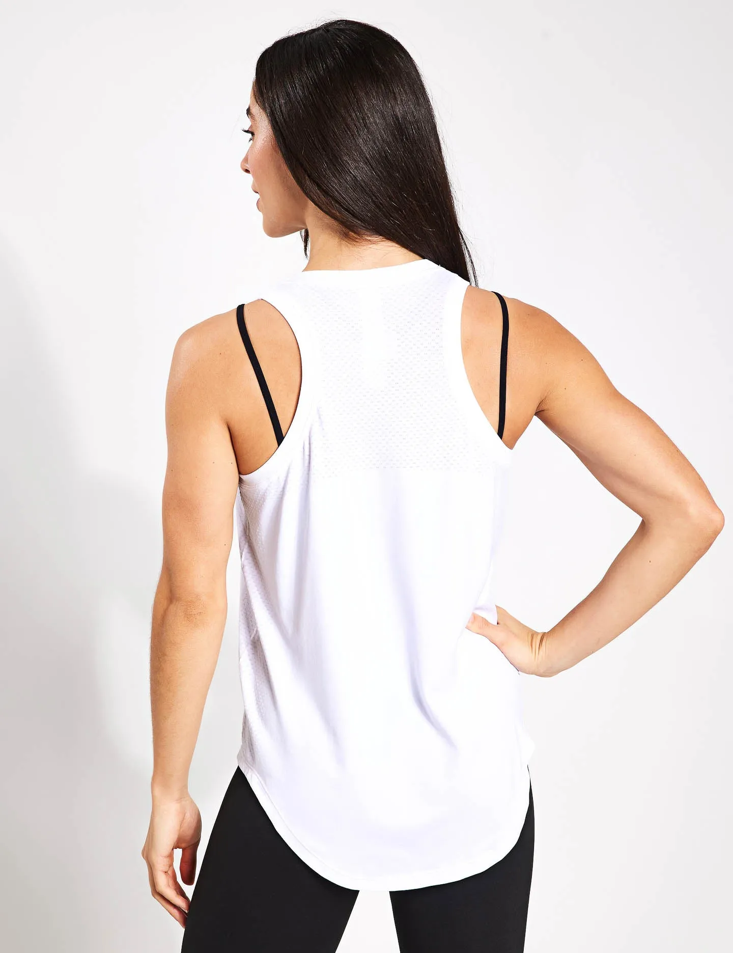 Dacey Longline Tank - White