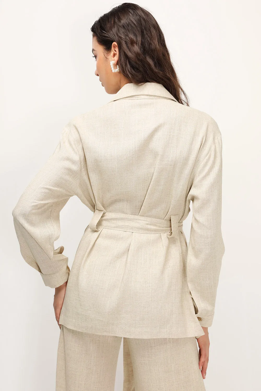 Dani Linen Safari Jacket