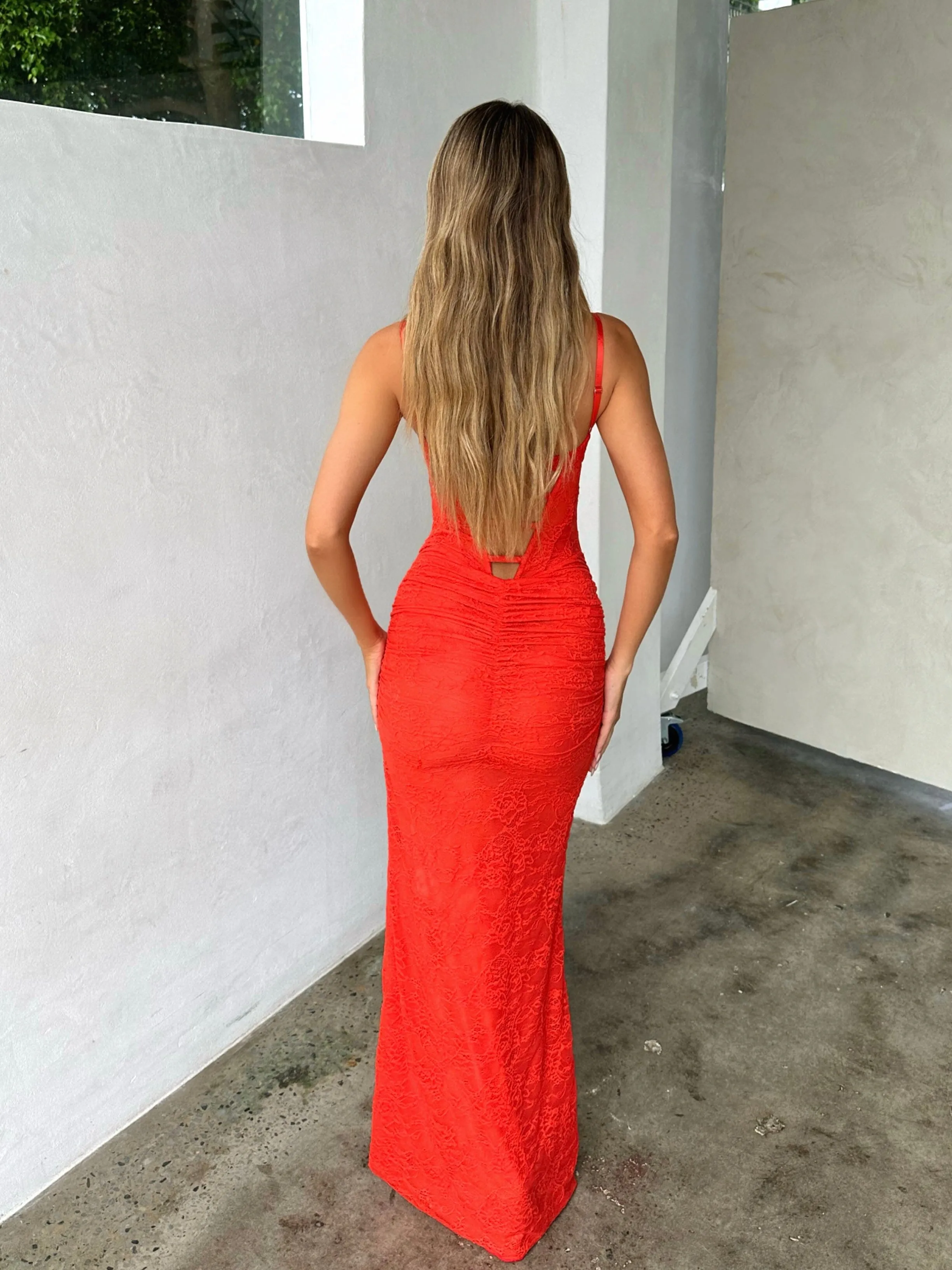 DANIELLE MAXI DRESS RED