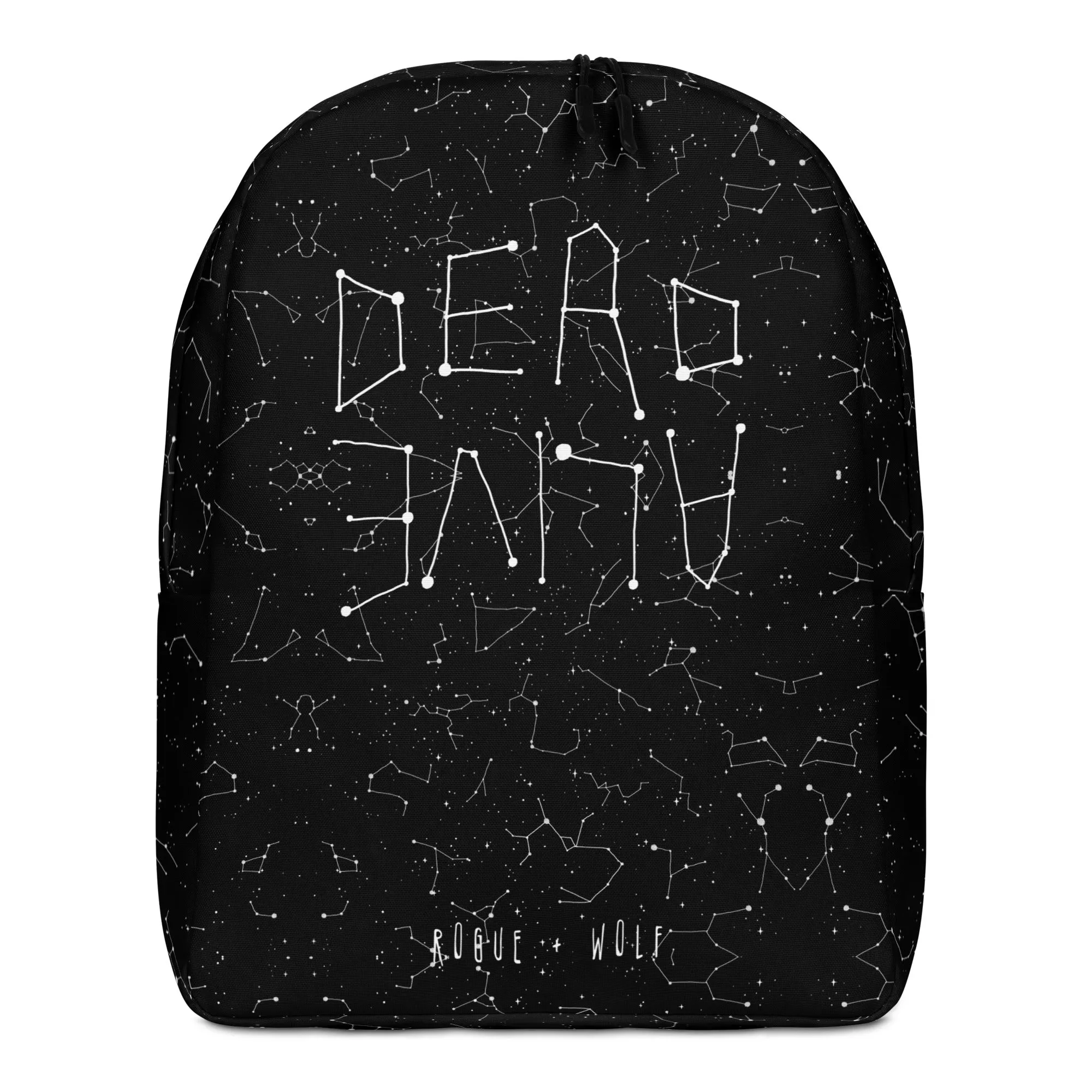 Dead or Alive Goth Backpack - 20L Water Resistant Bag with pocket for Laptop for Work Travel Uni College & School Daypack