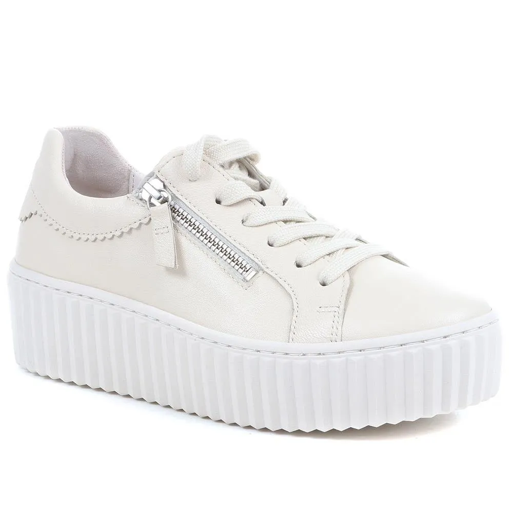 Dolly Leather Platform Trainers - GAB35502 / 321 585