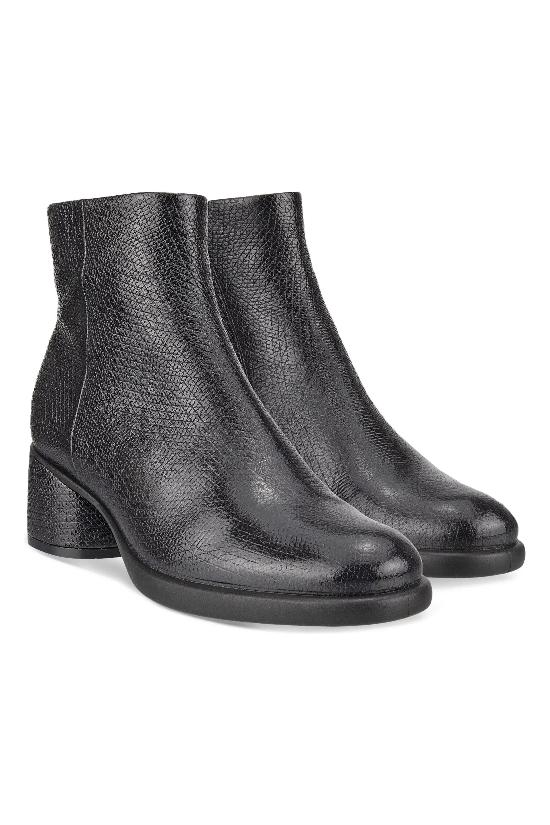 ECCO Sculpted LX 35 Black 222413-11001 Black Croc leather boot