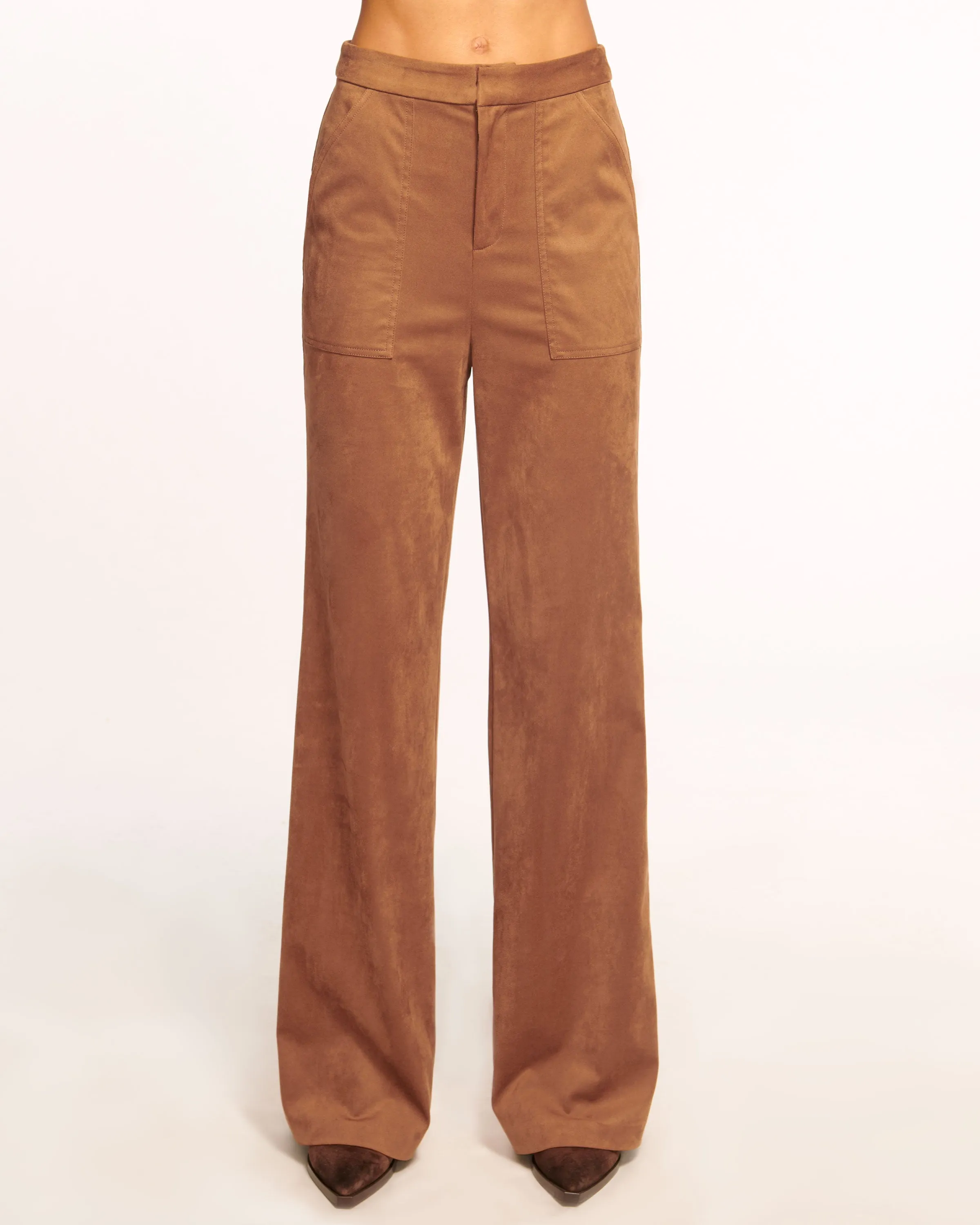 Edwina Faux Suede Trouser