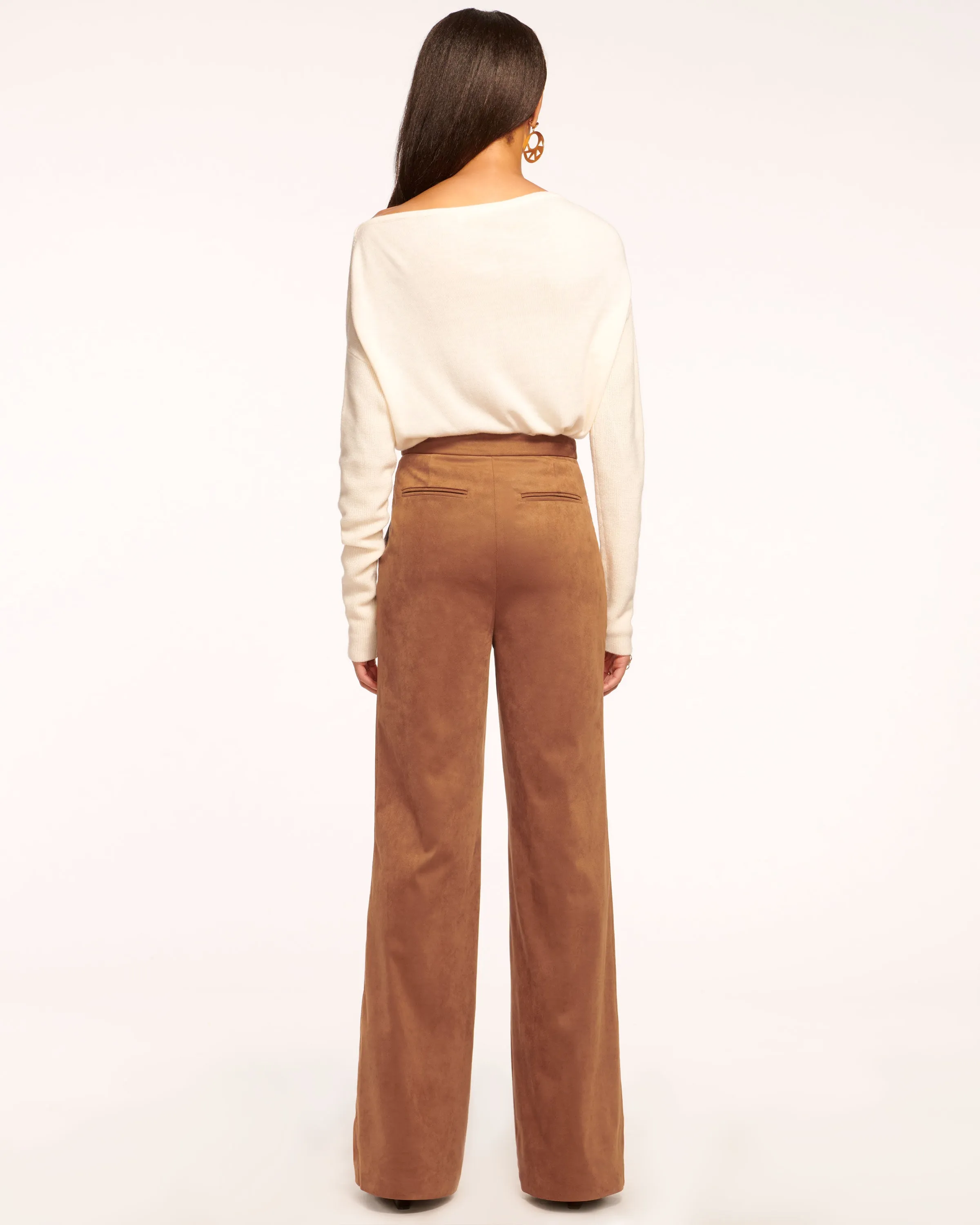 Edwina Faux Suede Trouser