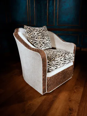 Exotic Cowboy Swivel Chair