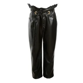 Faux Leather Philosophy Trousers