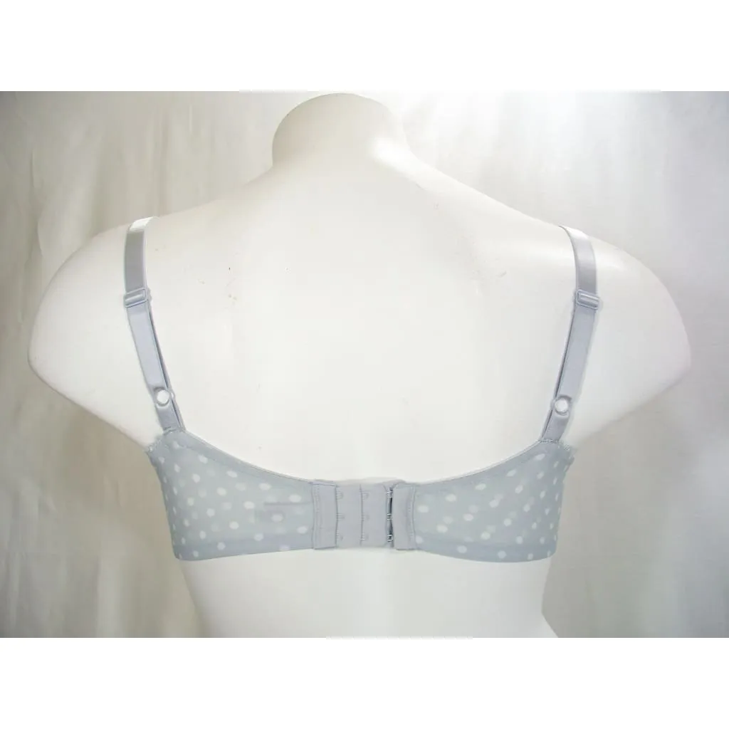 Felina 110789 Marielle Semi Sheer Lace Full Busted Underwire Bra 32DDD Gray Dot