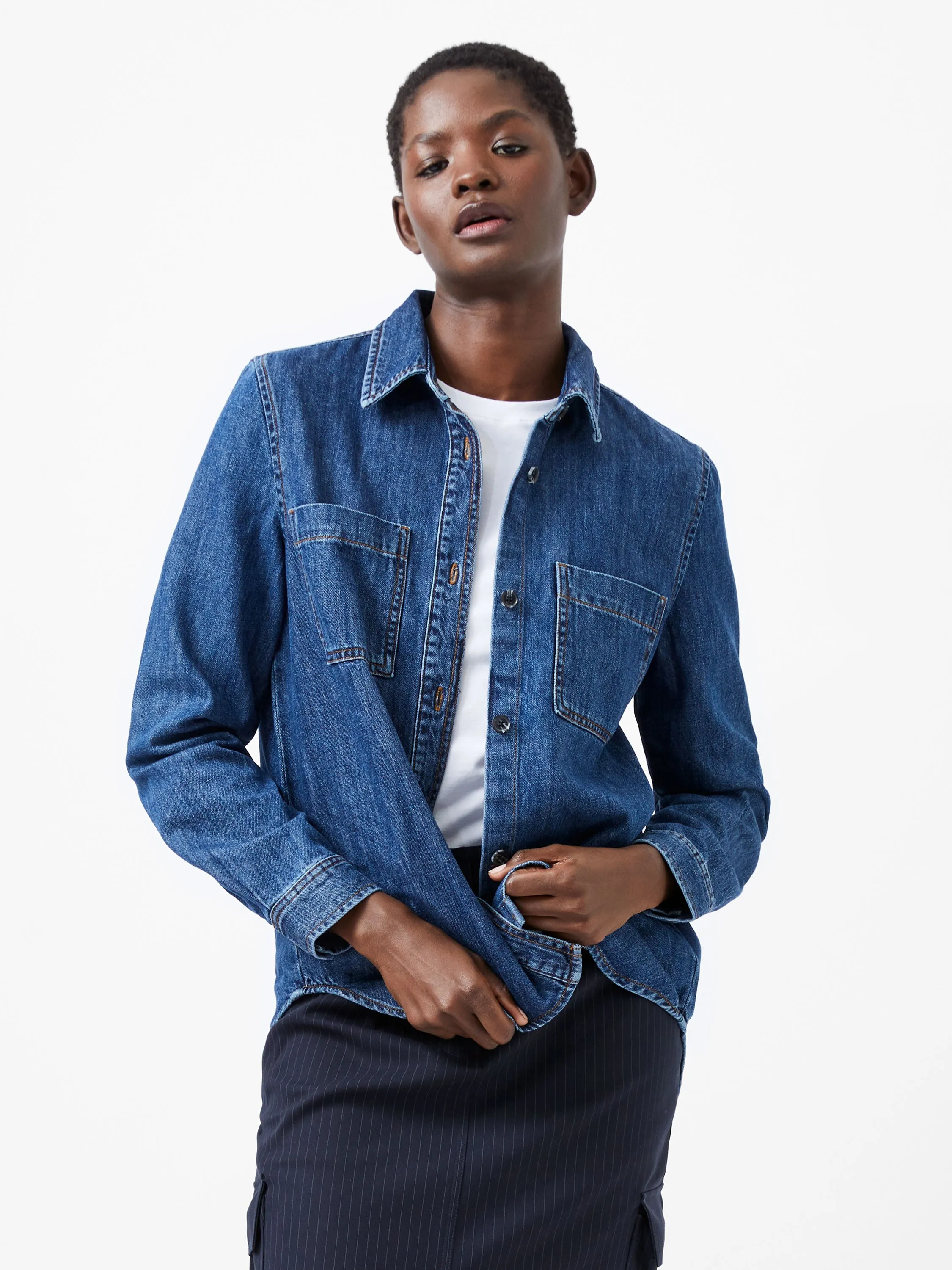 Finley Denim Long Sleeve Shirt