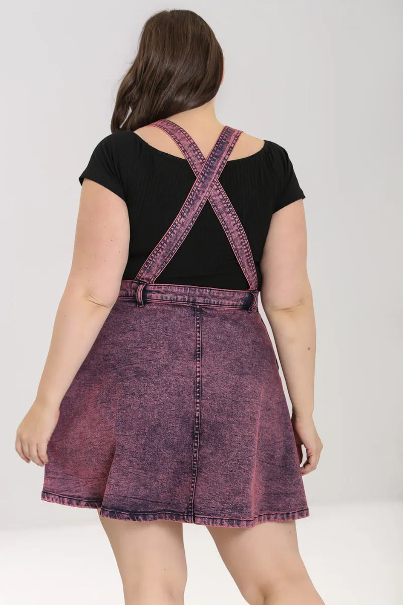 Finn Pinafore Dress Pink