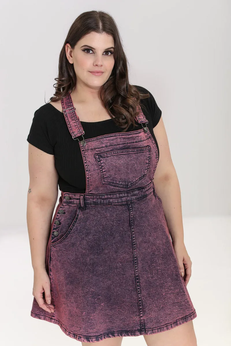 Finn Pinafore Dress Pink