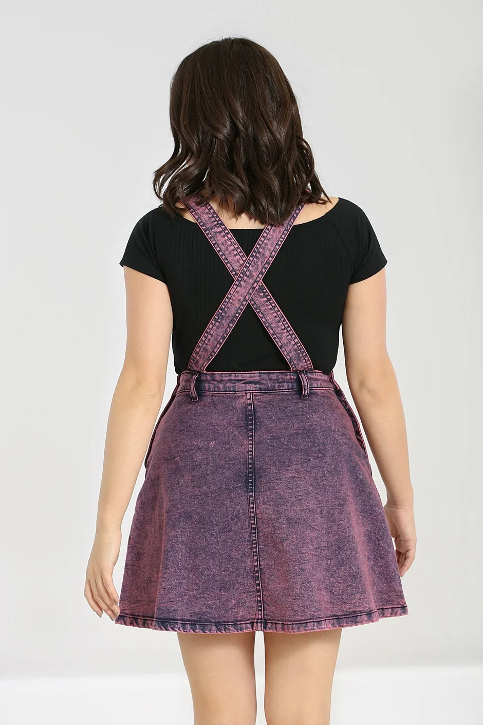 Finn Pinafore Dress Pink