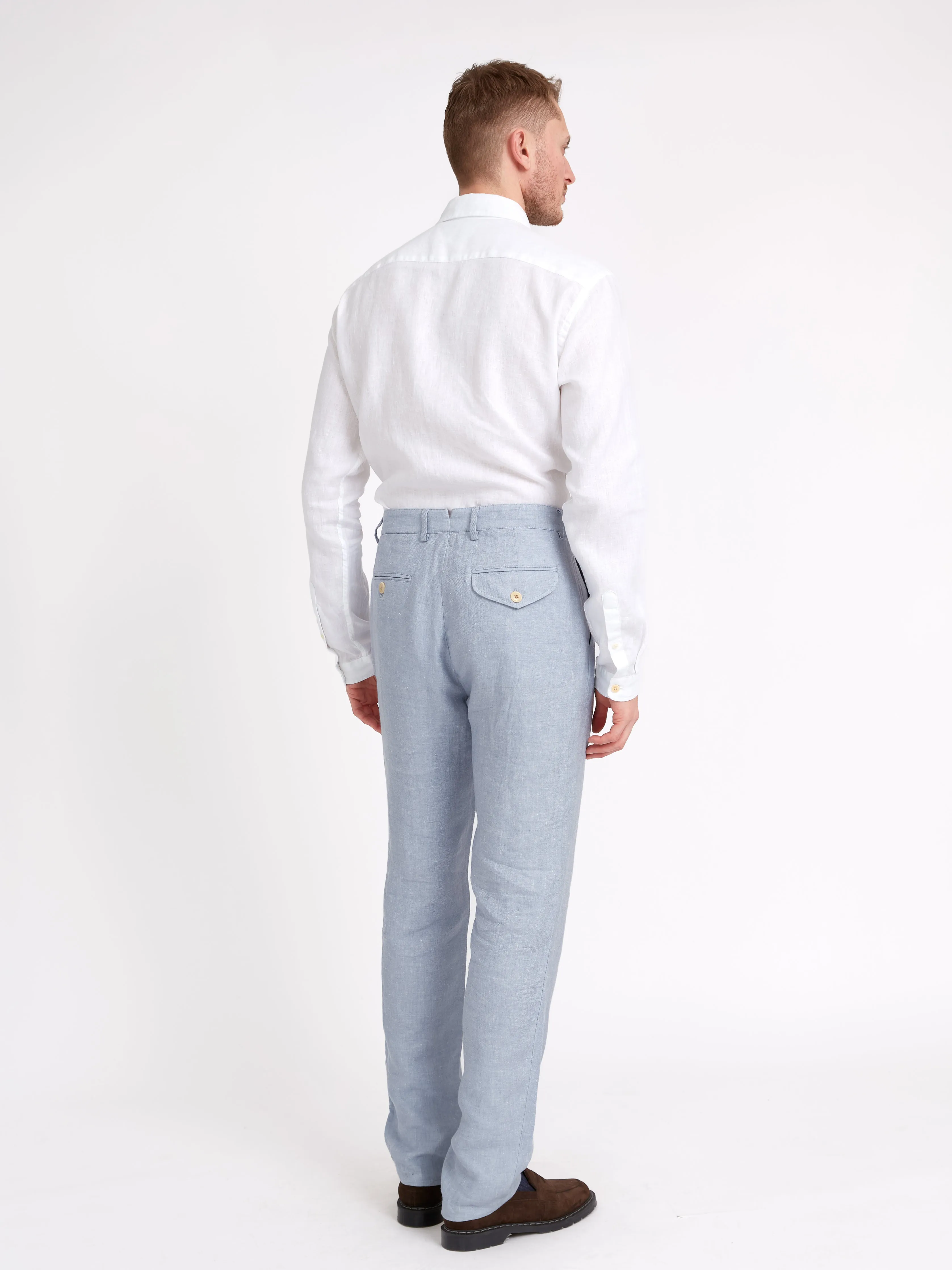 Fishtail Trousers Drescher Blue