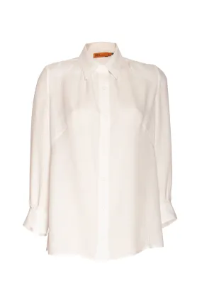 Gathered Yoke Shirt - Vanilla 5038