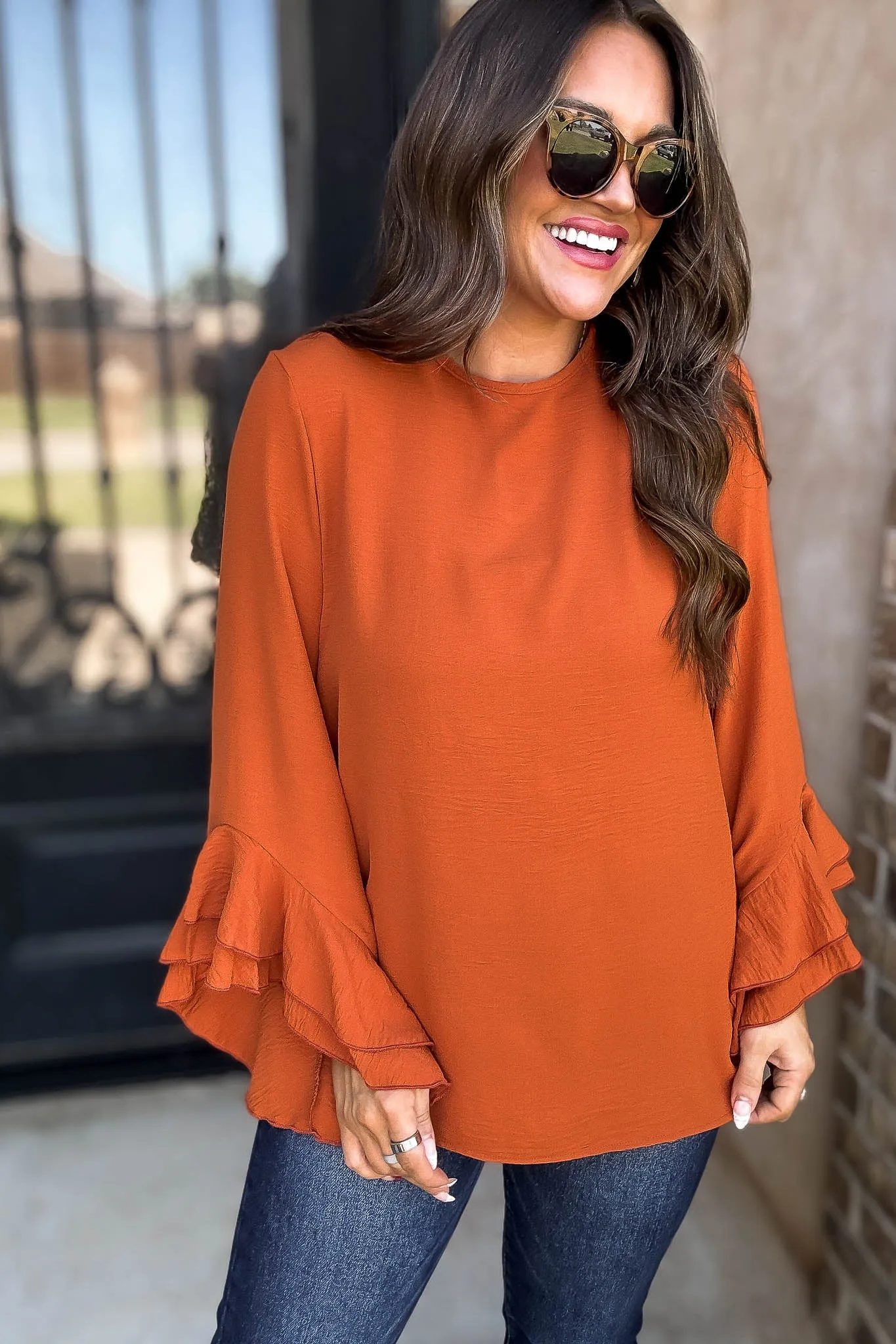 Go With The Flow Rust Top