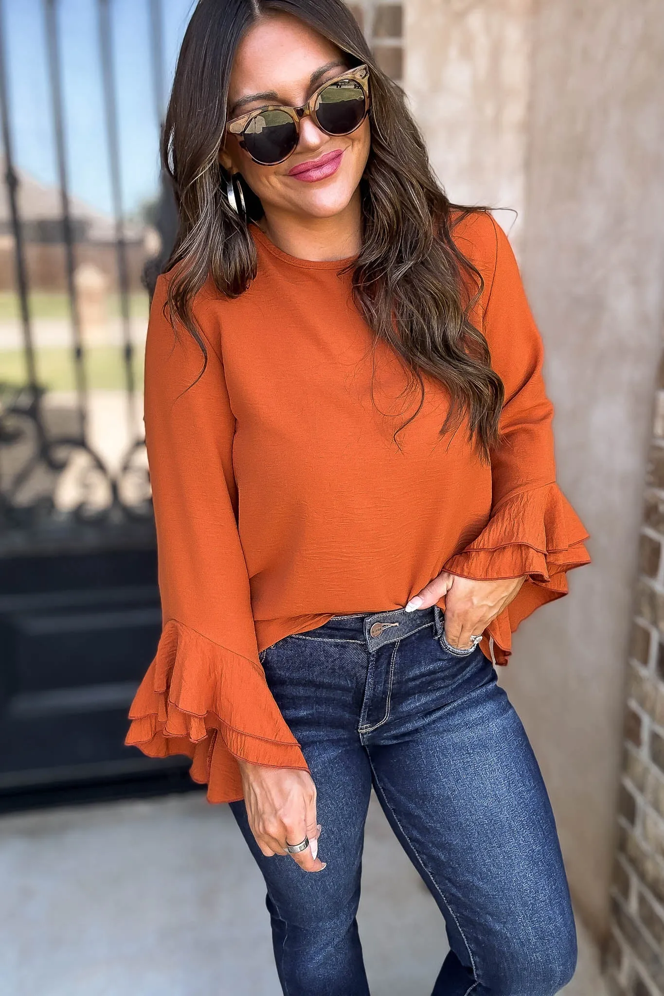 Go With The Flow Rust Top