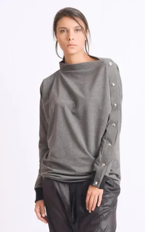 Grey Loose Blouse