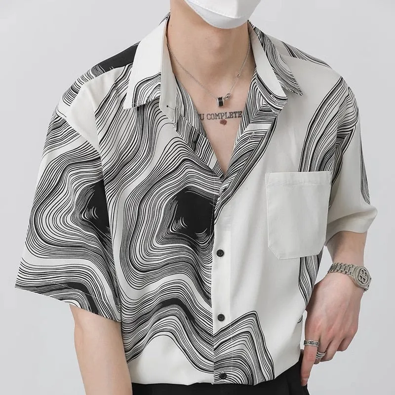 GS No. 73 Textured Short-sleeves Shirt