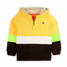 Half Zip Colorblock Hoodie