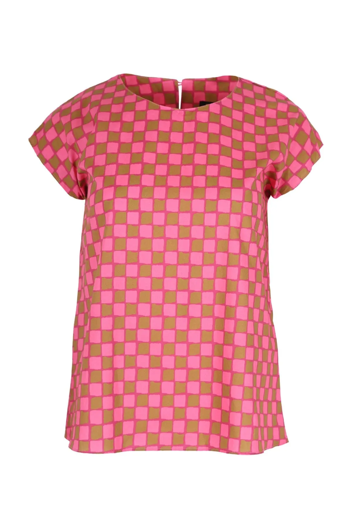 Harlequin Tee Pink in Cotton