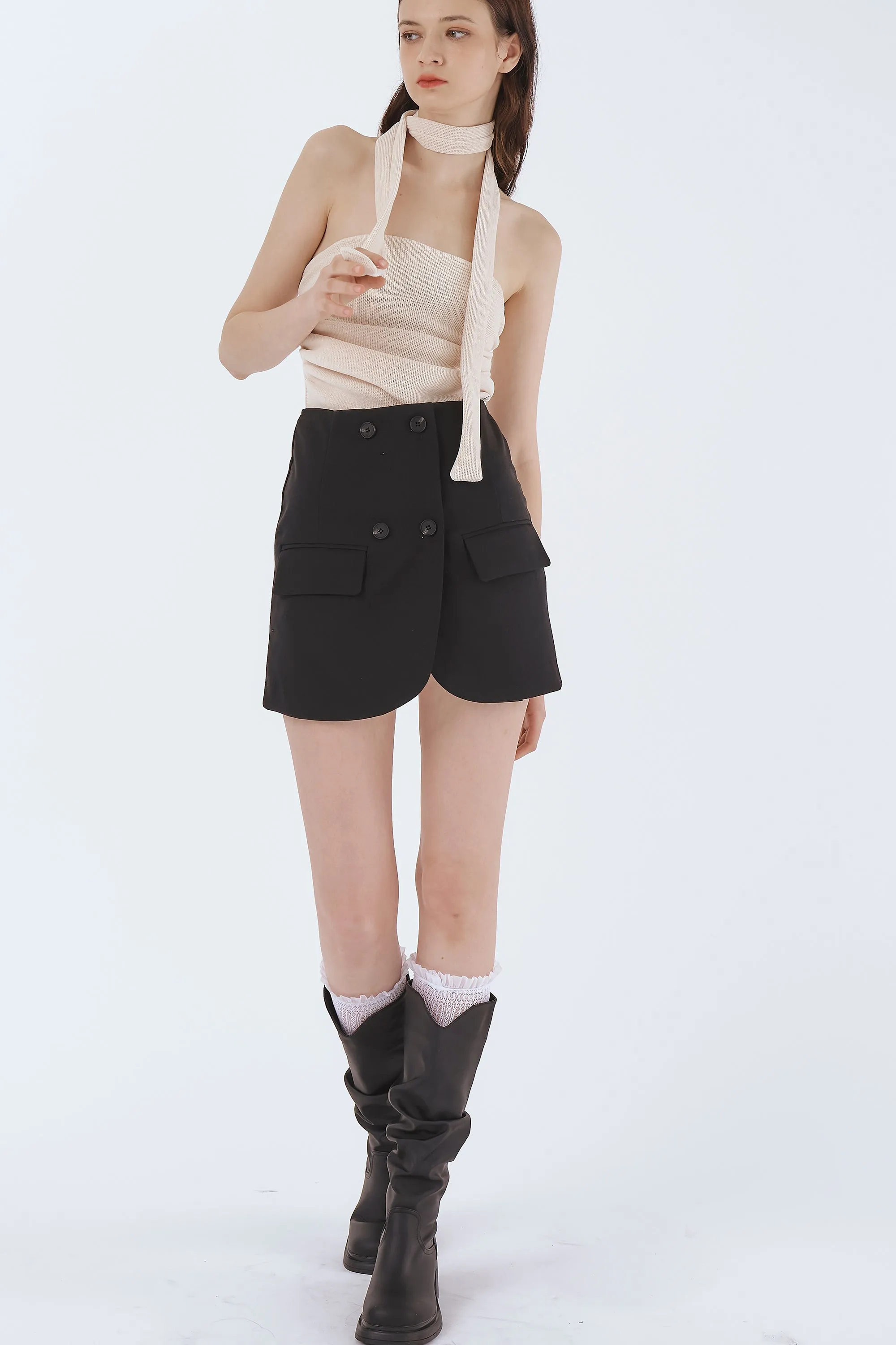 Harper Trench Mini Skirt