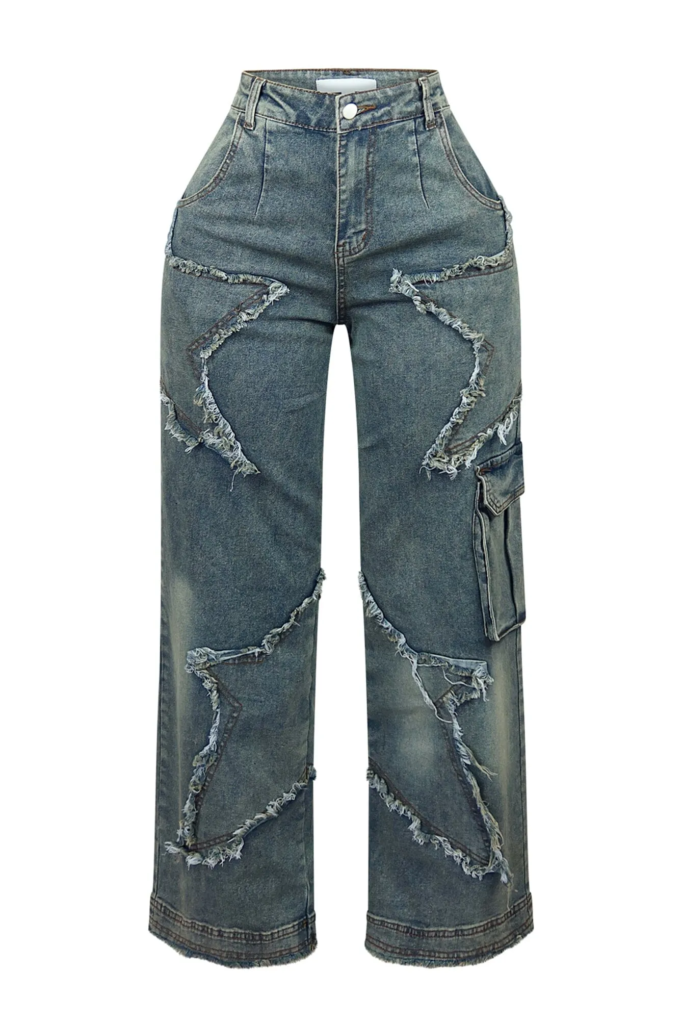 Hear Me Out Grunge Denim Jeans