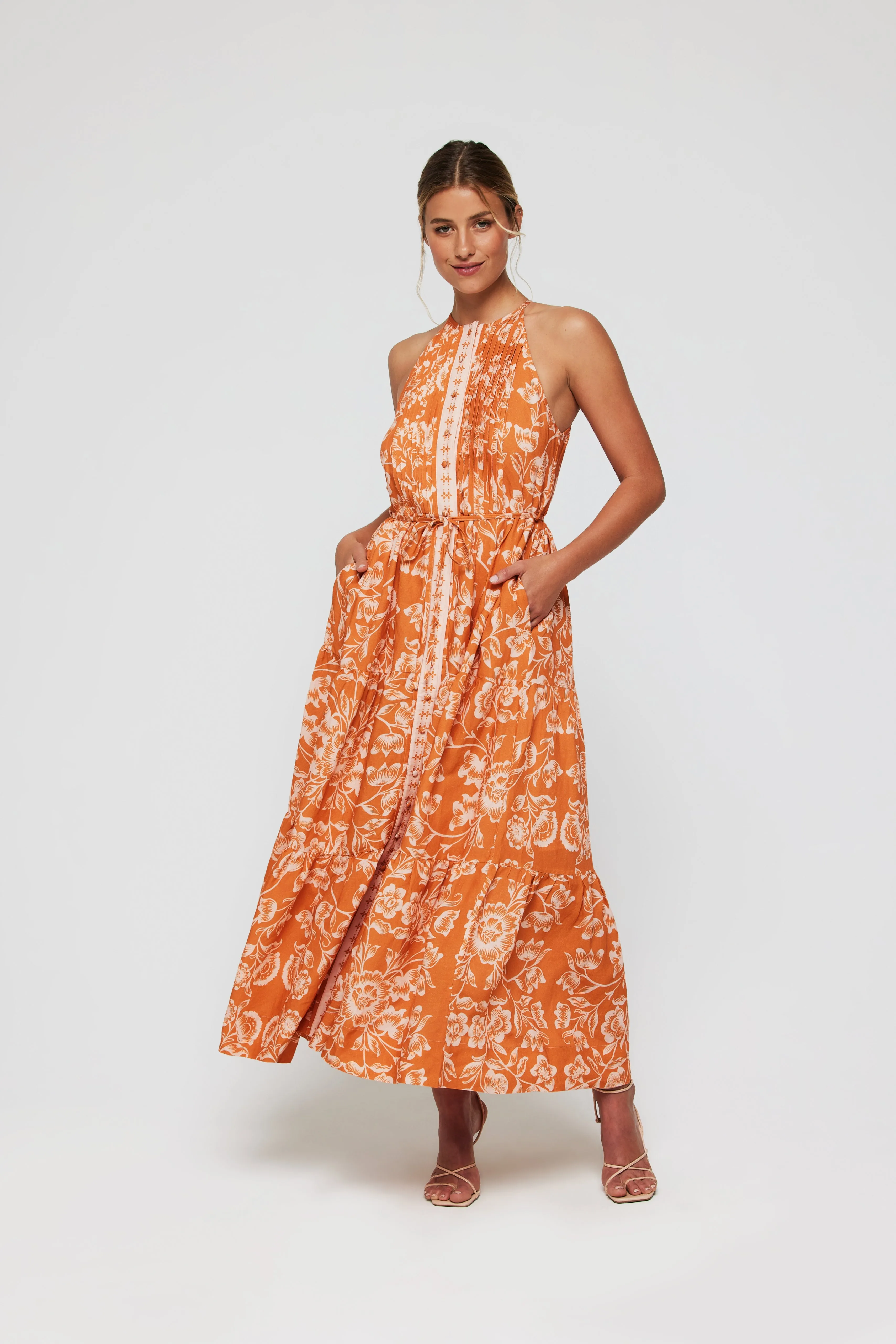 Hilde Maxi Dress - Sicilian Blossoms