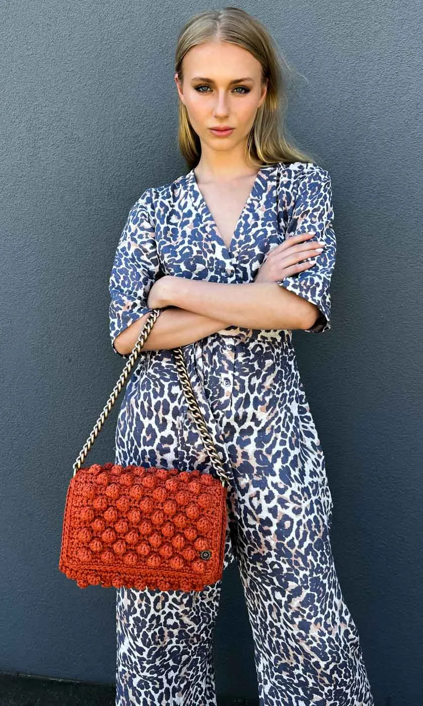 Hoss Linen Jumpsuit - Animal Print