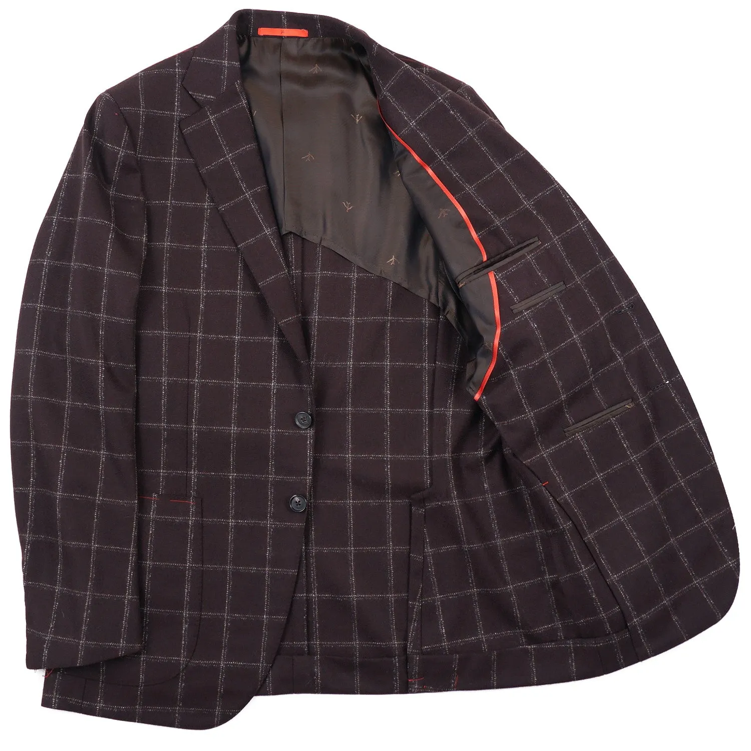 Isaia 'Sanita' Brushed Flannel Wool Suit