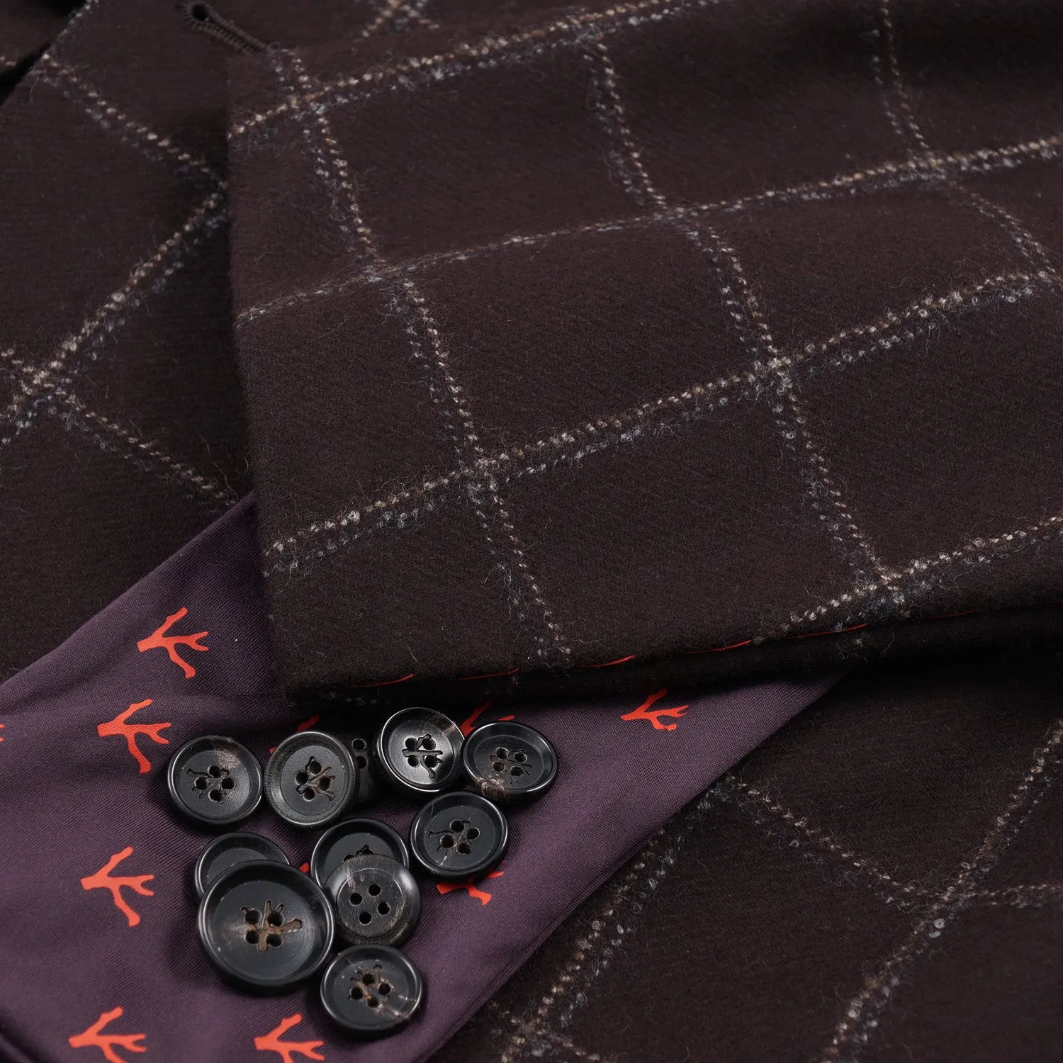 Isaia 'Sanita' Brushed Flannel Wool Suit