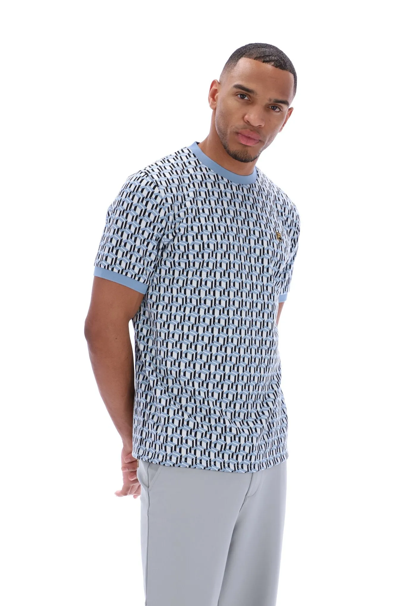 Jagger Geo Jacquard T-Shirt