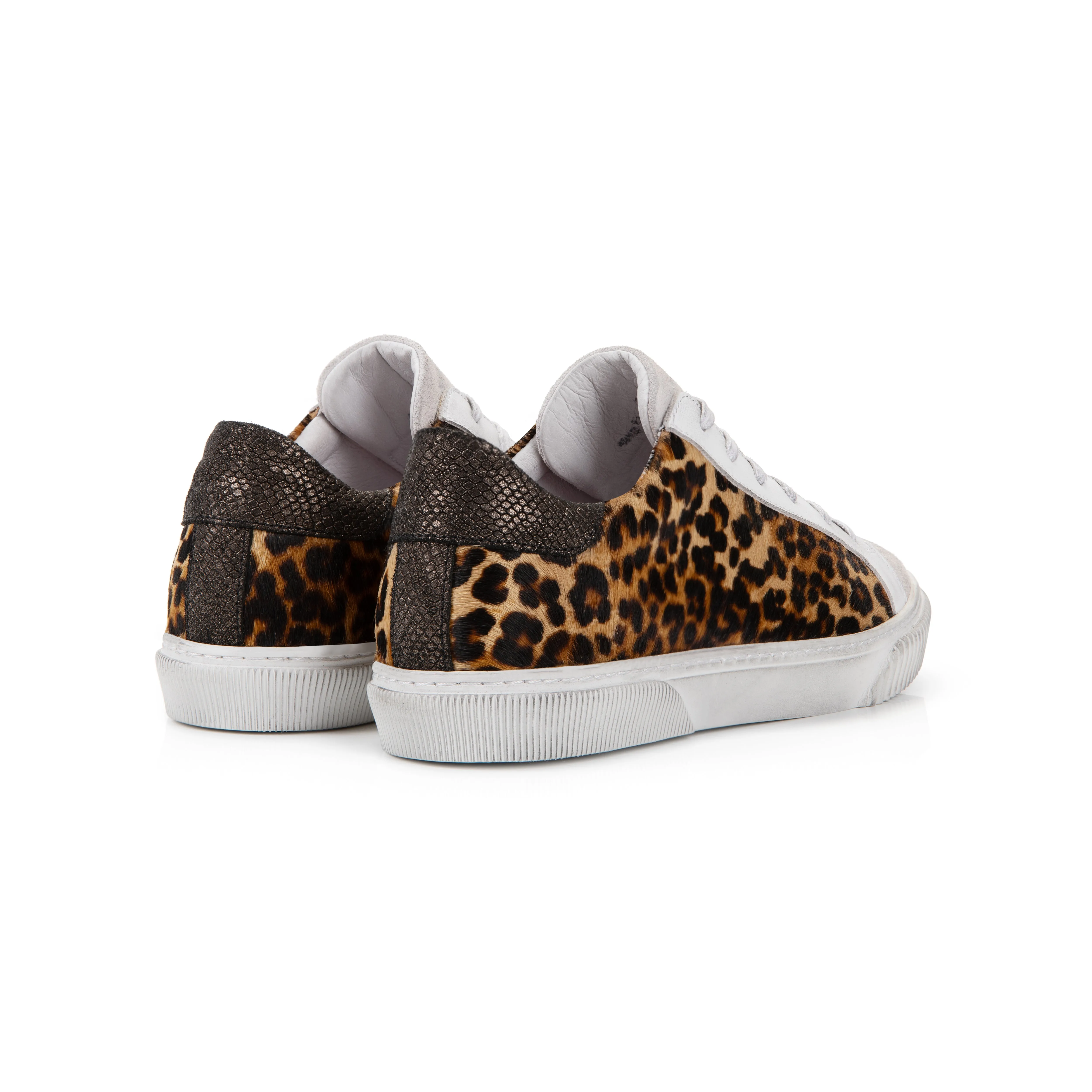 Jolie: Leopard Print Trainers