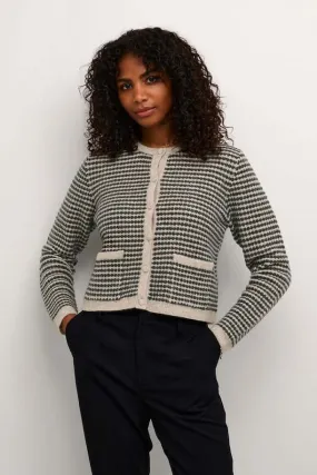 Kaffe - Kaellery Cardigan - Oatmeal/Black