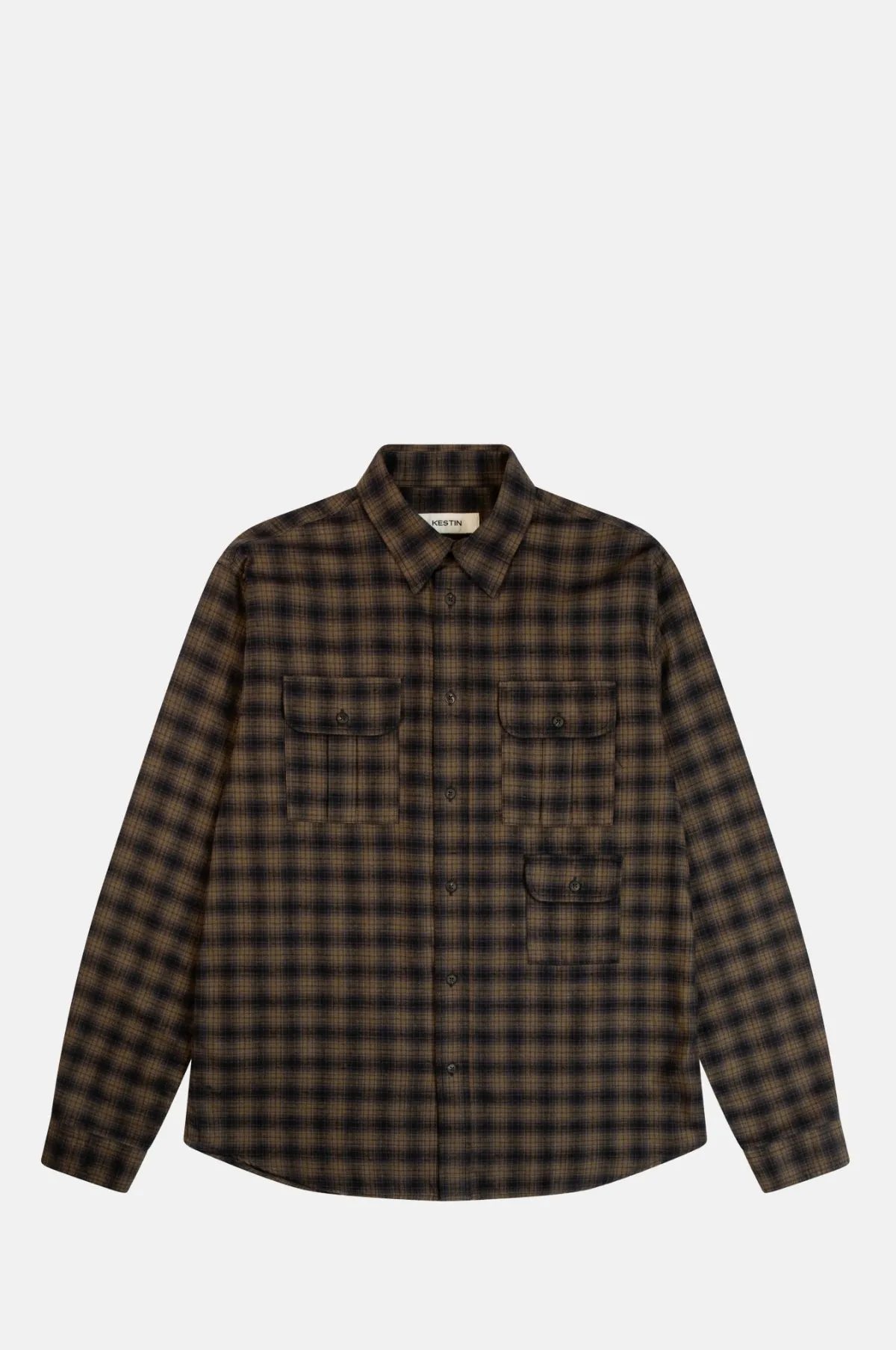 Kinnaird Shirt Charcoal/Khaki Check