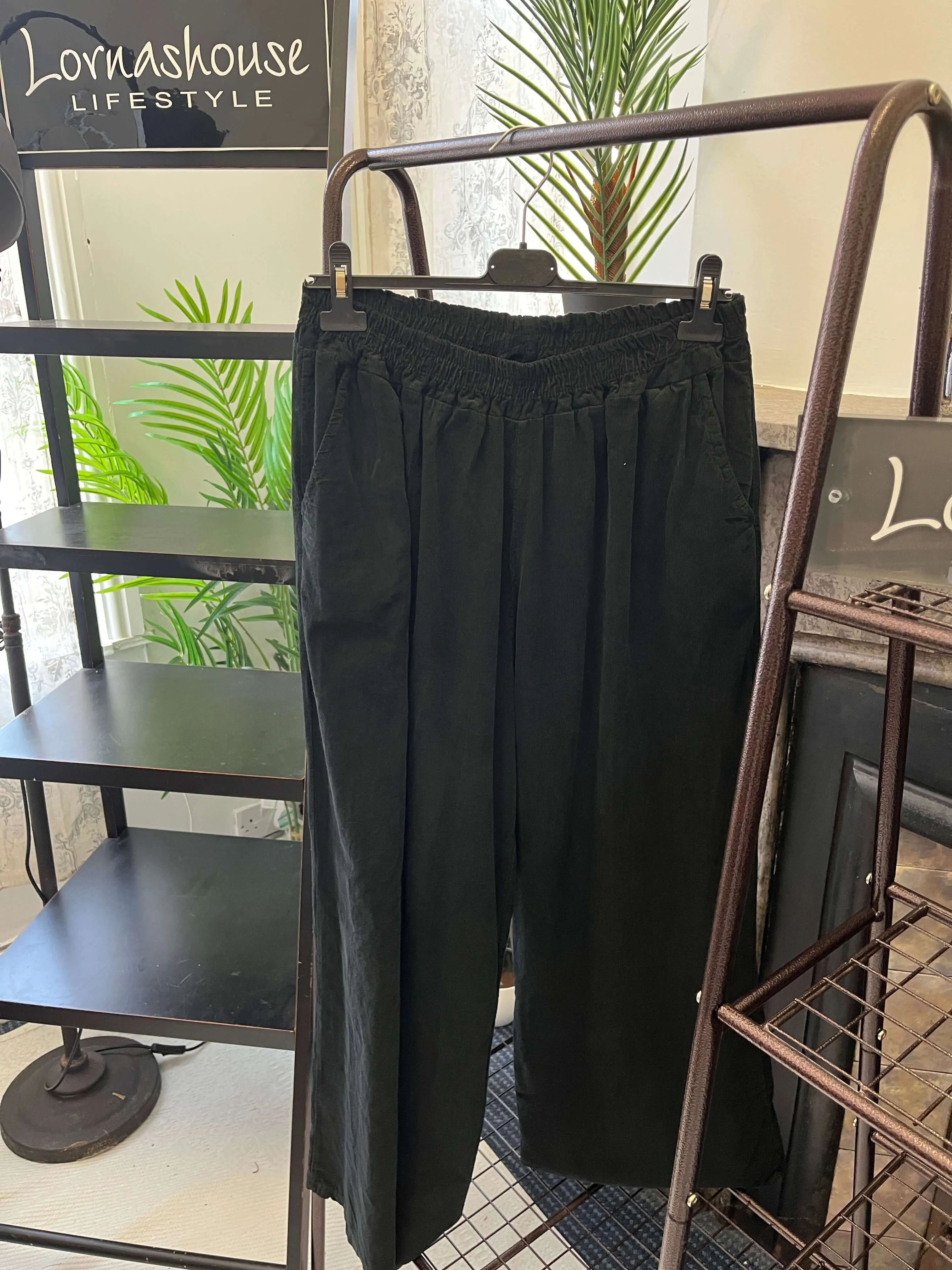 Ladies Needle Cord Palazzo Trouser