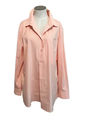 Lafayette 148 Size XL Peach Blouse