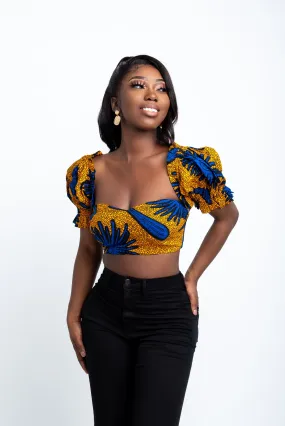 LERATO African Print Crop Top