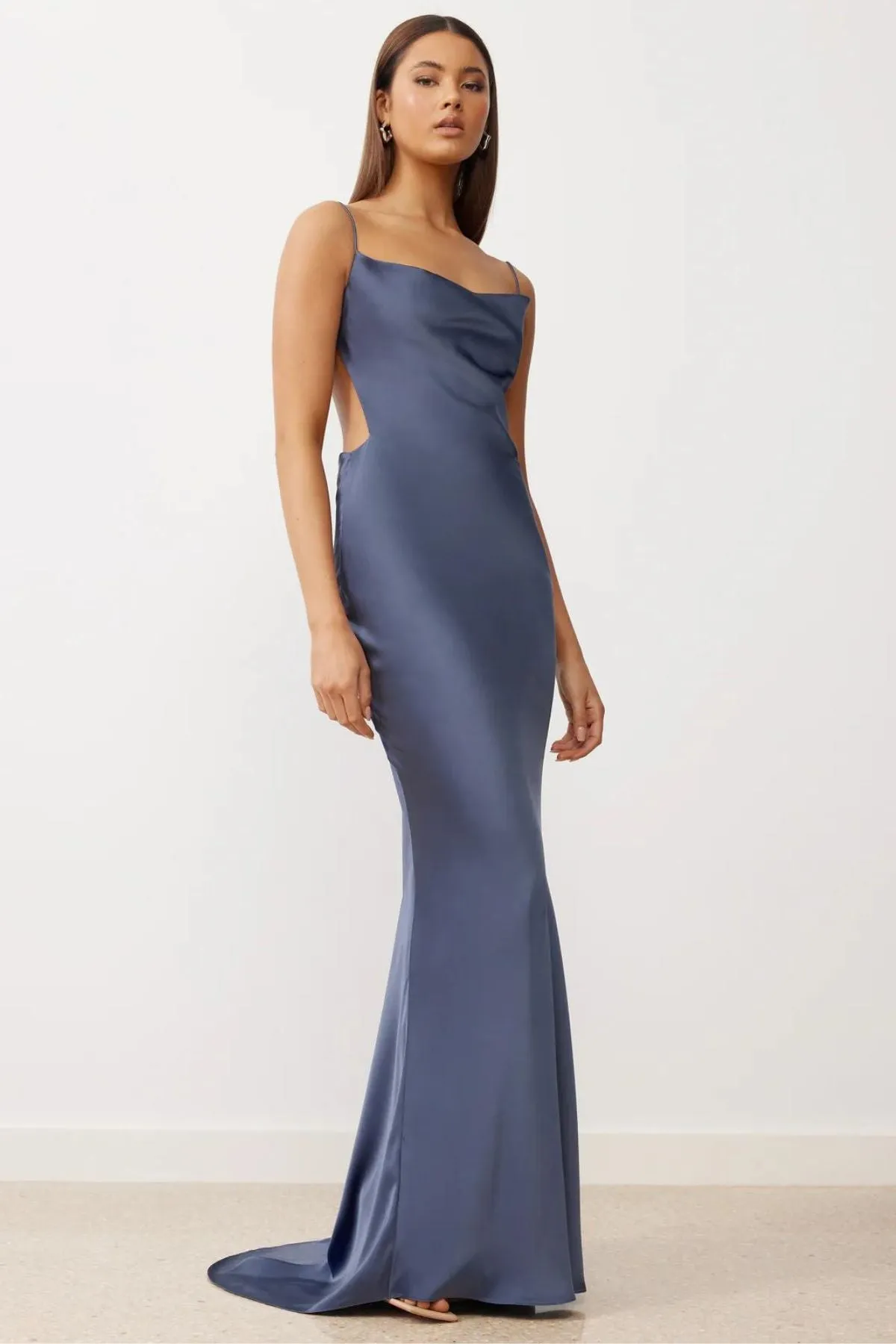 LEXI Dune Dress (Slate Blue) RRP $379