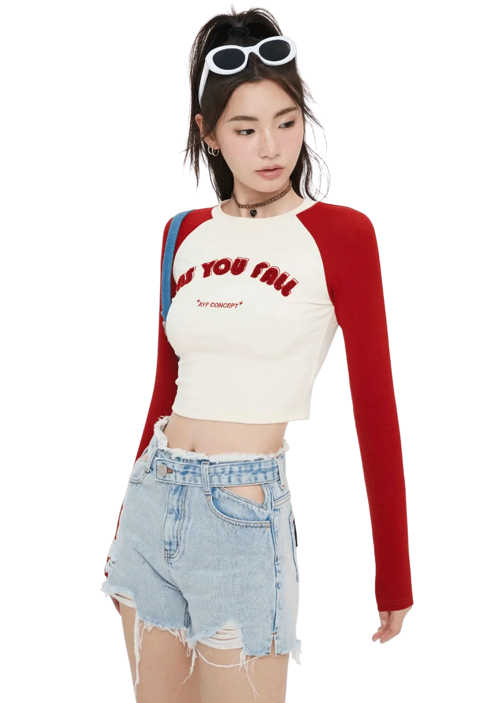 Long Sleeves Crop Top