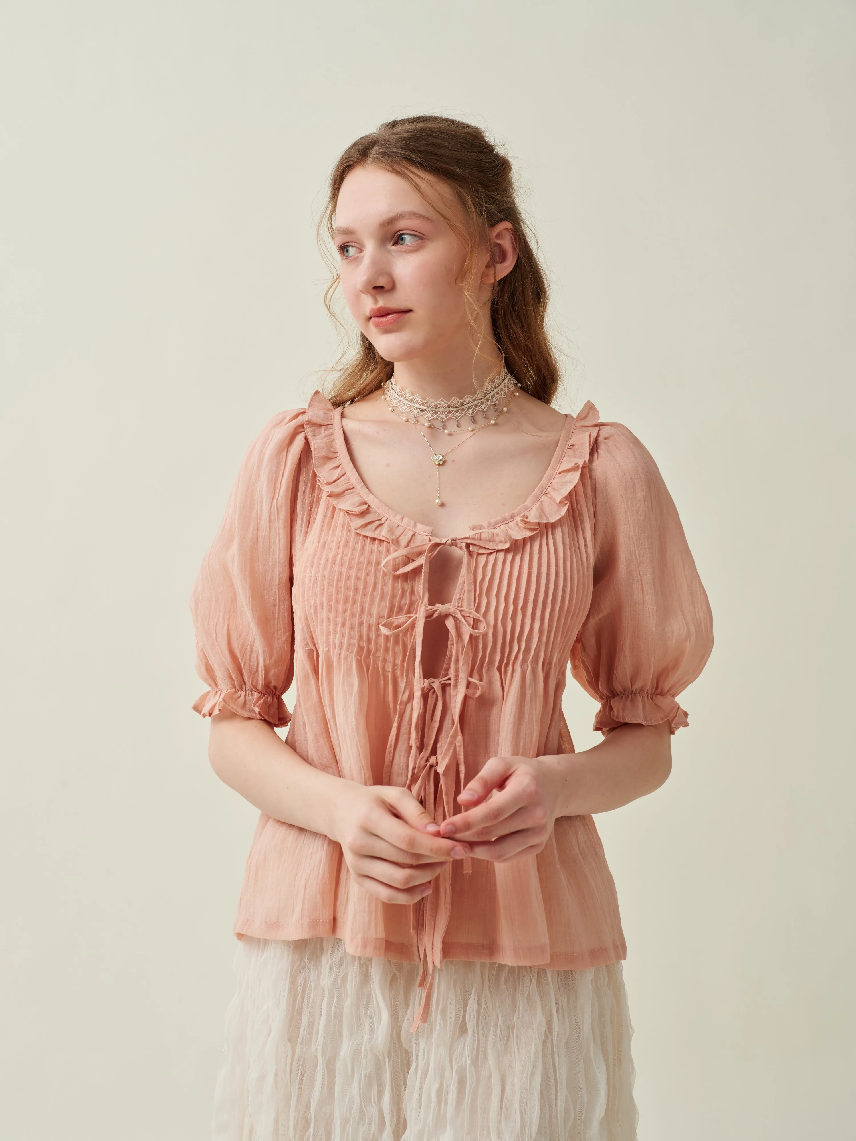 Louise 11 | handmade victorian vintage linen blouse