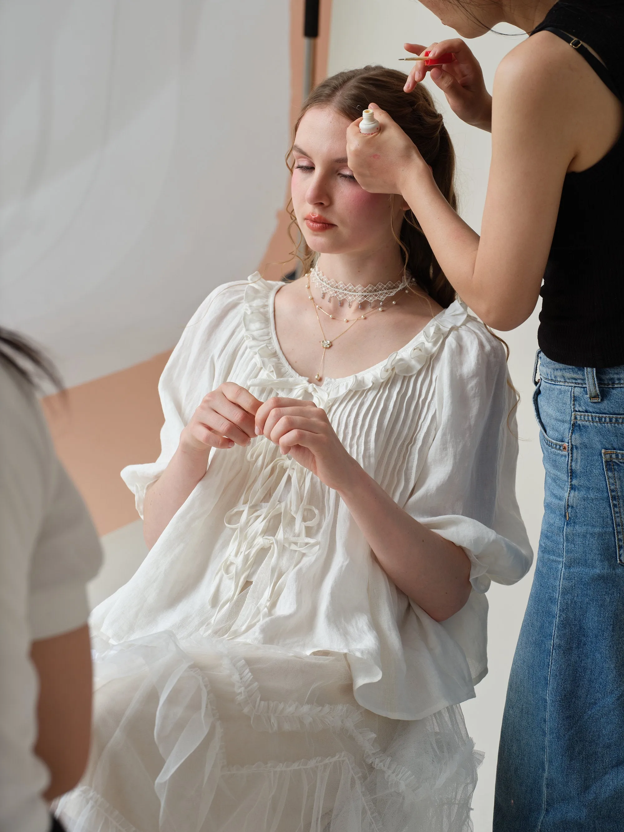 Louise 11 | handmade victorian vintage linen blouse