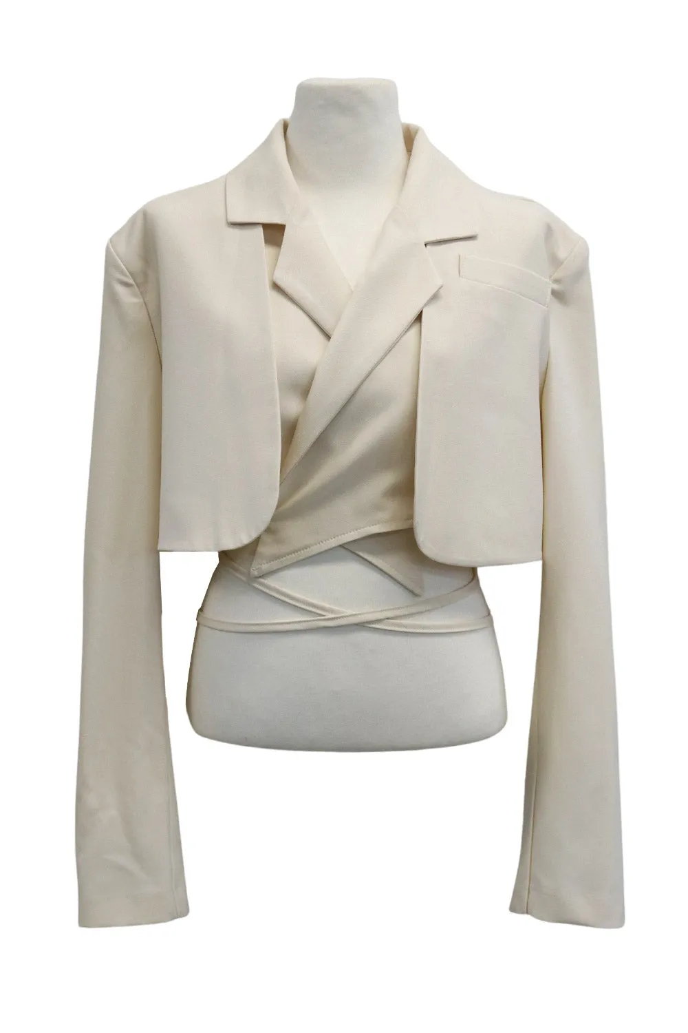 Lyla Trench Crop Blazer