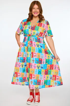 Marley Alpha Animal Cards Dress