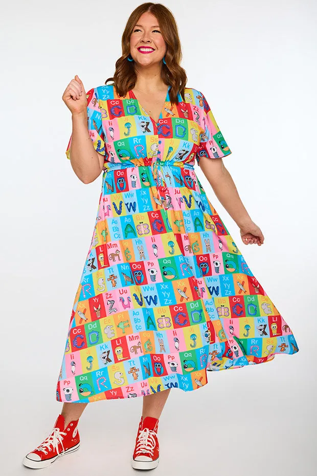 Marley Alpha Animal Cards Dress