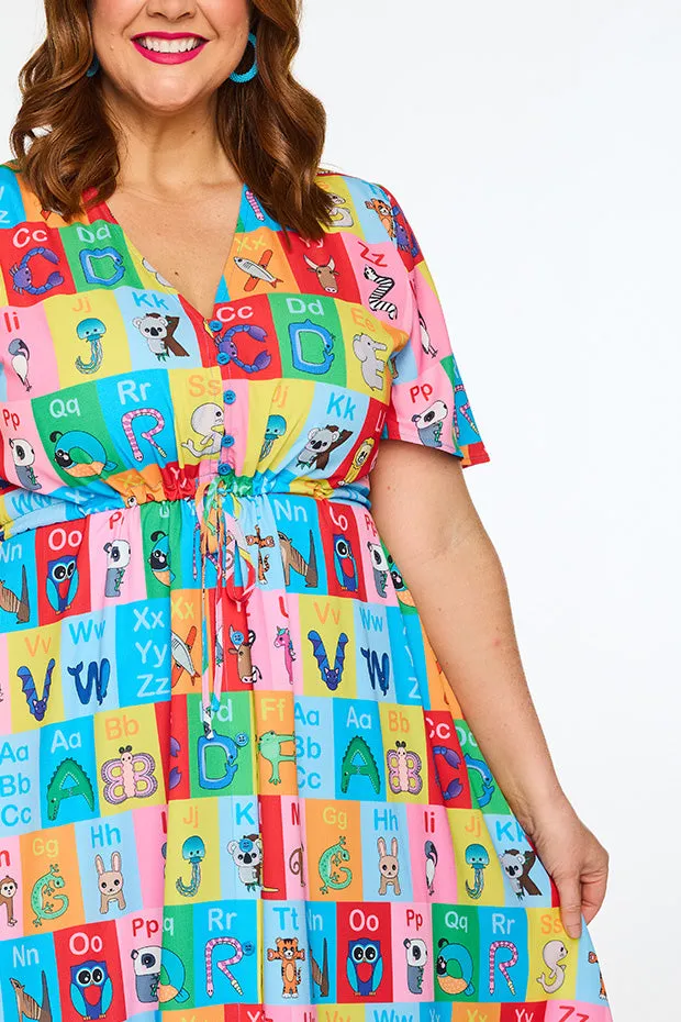 Marley Alpha Animal Cards Dress