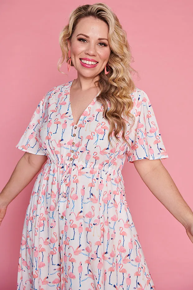 Marley Chatty Flamingo Dress