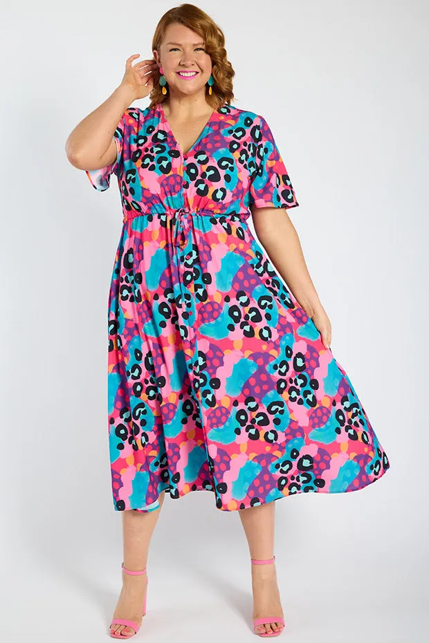 Marley Inky Leopard Dress