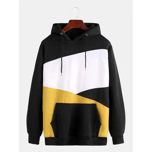 Mens Brief Hit Color Hoodies