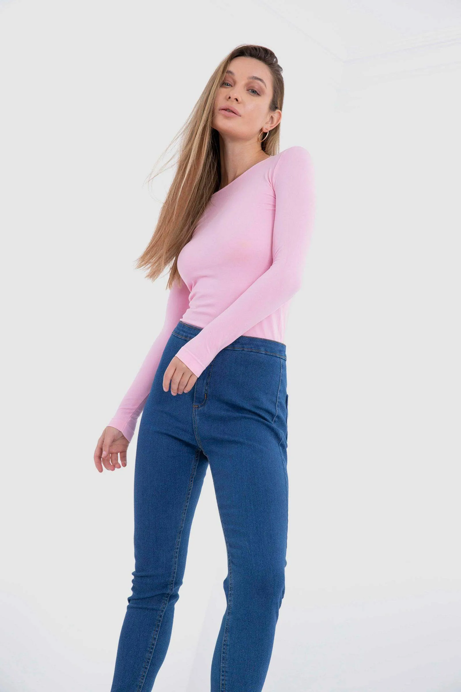 Microfiber Long Sleeves Top