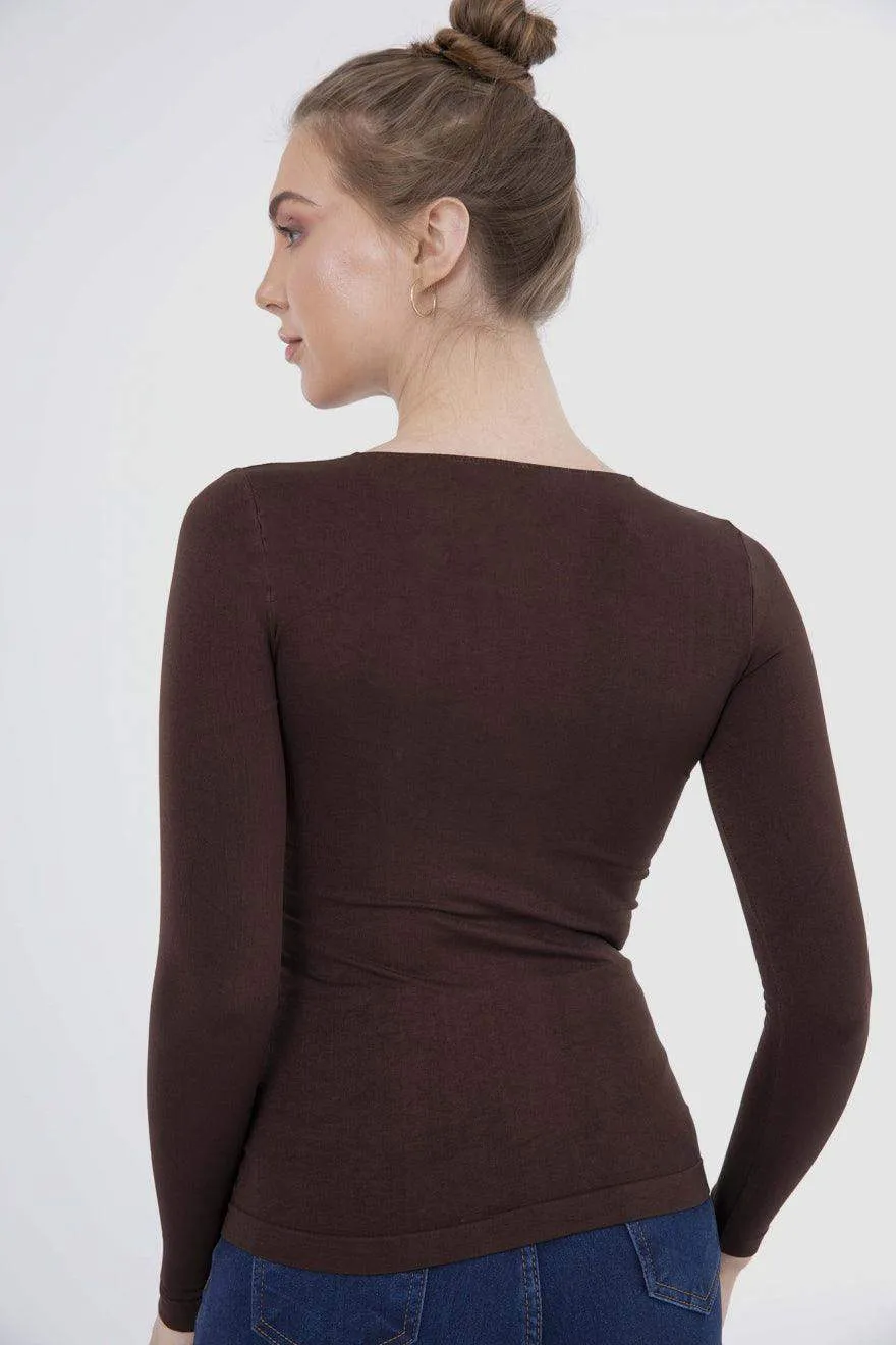 Microfiber Long Sleeves Top